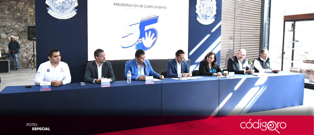 En total, 237 funcionarias y funcionarios del gobierno municipal de Corregidora dieron cumplimiento a la declaración “5 de 5”