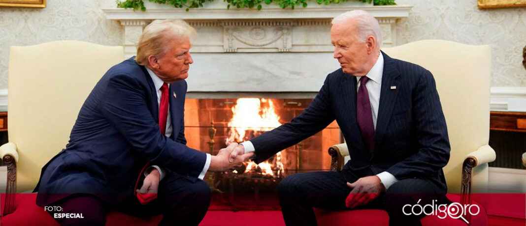 Donald Trump y Joe Biden sostuvieron una reunión en la Casa Blanca, donde expresaron su compromiso por una transferencia de poder pacífica