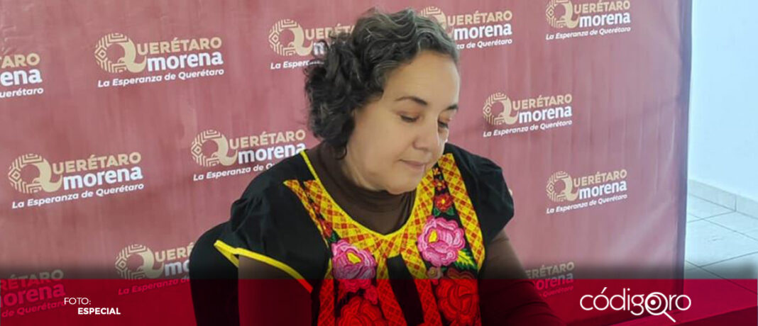 La presidenta estatal de Morena, Gisela Sánchez, criticó a 3 diputados locales. Foto: Especial