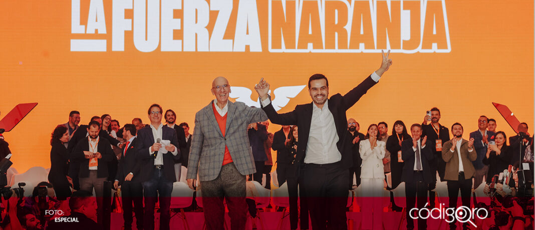 Durante la convención de Movimiento Ciudadano, Jorge Álvarez Máynez fue designado como el nuevo coordinador nacional del partido naranja