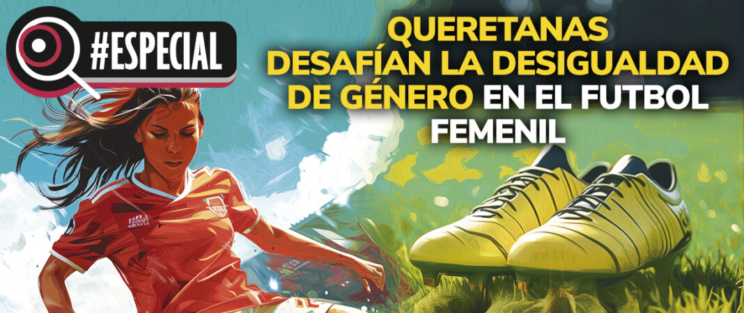 Queretanas desafían la desigualdad de género en el futbol femenil