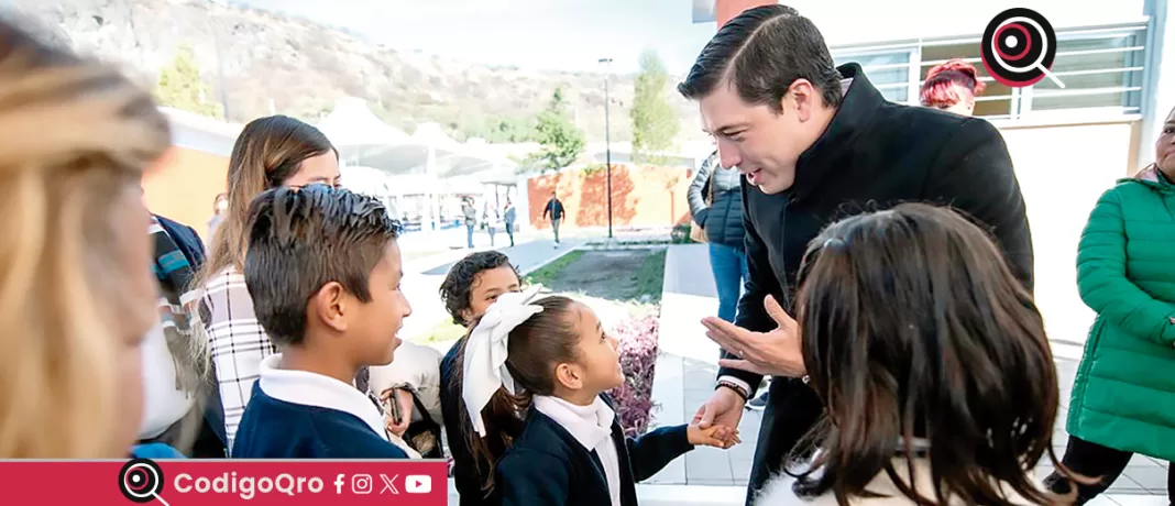 El municipio de El Marqués destacó las inversiones que ha hecho en materia educativa. Foto: Especial