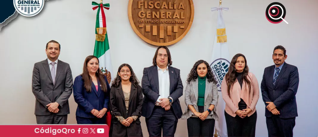 El titular de la Fiscalía General del Estado de Querétaro se reunió con integrantes de ADAX Digitales. Foto: Especial