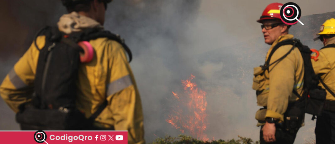 Los incendios forestales en Los Ángeles han consumido miles de hectáreas arrasadas. Foto: Agencia EFE