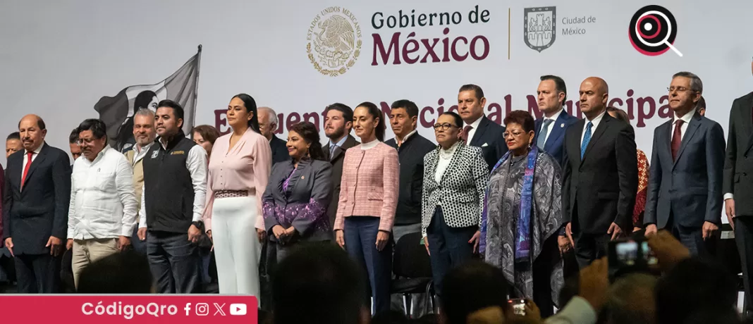 El gobernador Mauricio Kuri acompañó a la presidenta Claudia Sheinbaum. Foto: Especial