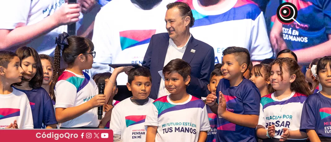 El gobernador Mauricio Kuri encabezó la presentación del Plan Querétaro 2050. Foto: Especial