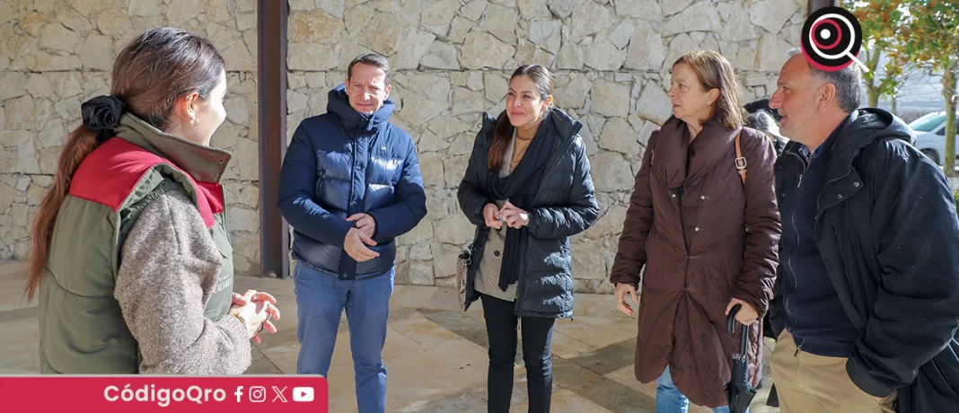 La secretaria de Turismo del estado de Querétaro, Adriana Vega Vázquez Mellado, realizó una visita a la Ribera del Duero. Foto: Especial