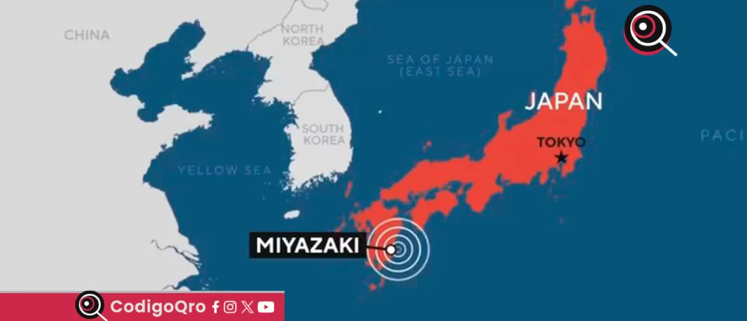 Un terremoto de magnitud 6.9 sacudió el sudeste de Japón y desencadenó la alerta de tsunami, sin que el fenómeno dejara daños; la Agencia Meteorológica japonesa estudia la posible producción de un 