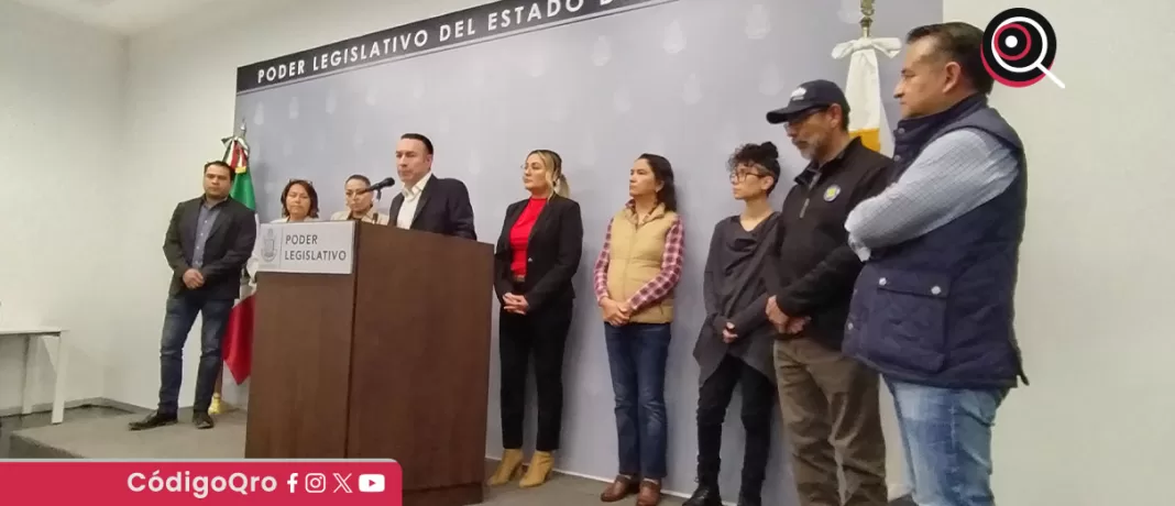 Morena, PT y PVEM presentaron una iniciativa de ley de identidad de género en el Congreso de Querétaro / Foto: Berenice Santos