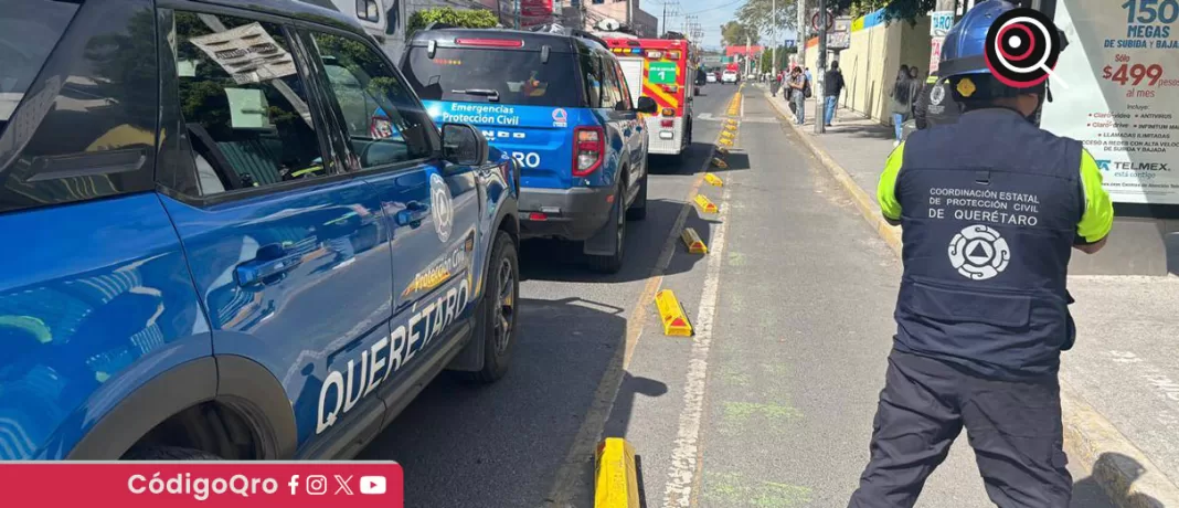 Protección Civil estatal evacuó a 166 personas de una estancia infantil en el Centro de Querétaro tras activarse la alarma contra incendios