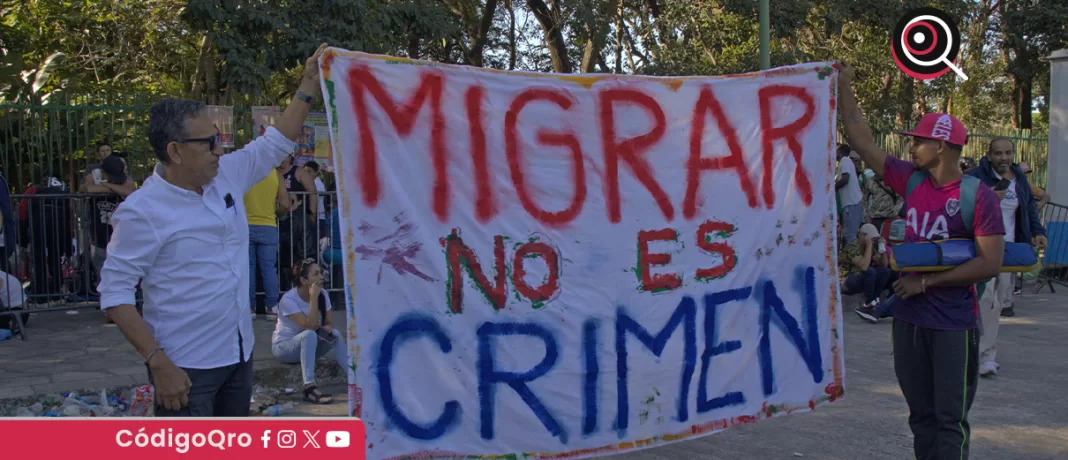 En Tapachula, migrantes protestaron por la saturación de peticiones en la Comar y exigieron 