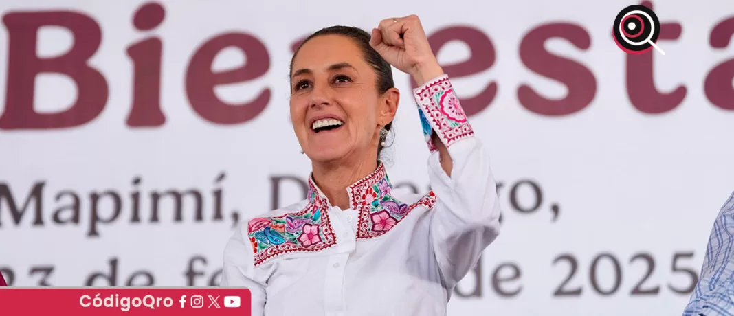 La presidenta de México, Claudia Sheinbaum, llevó a cabo una gira por el estado de Durango. Foto: Especial