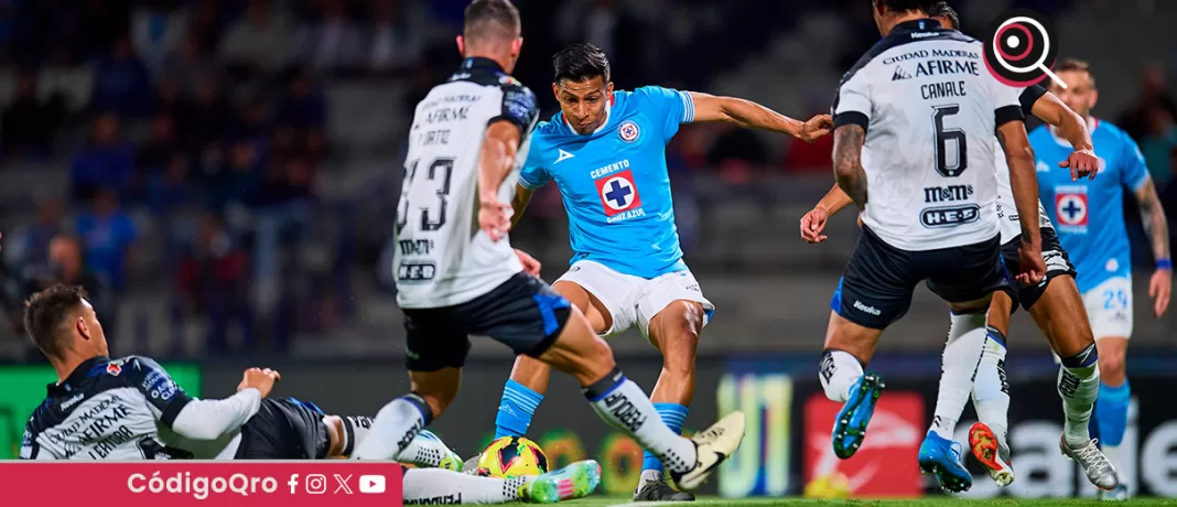 Ángel Sepúlveda marcó el gol de la victoria de Cruz Azul frente a Gallos Blancos. Foto: Mexsport