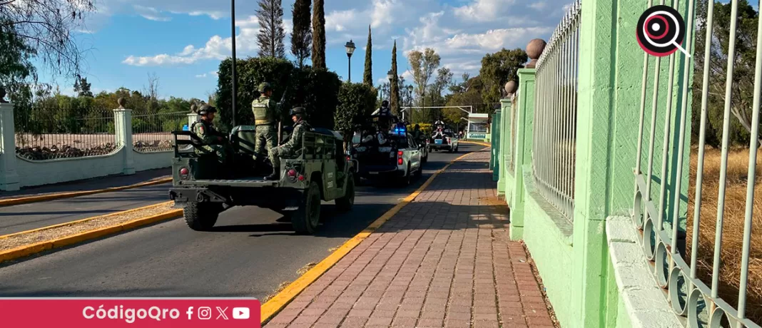 Elementos del Ejército Mexicano y de la Guardia Nacional arribaron a Querétaro. Foto: Especial