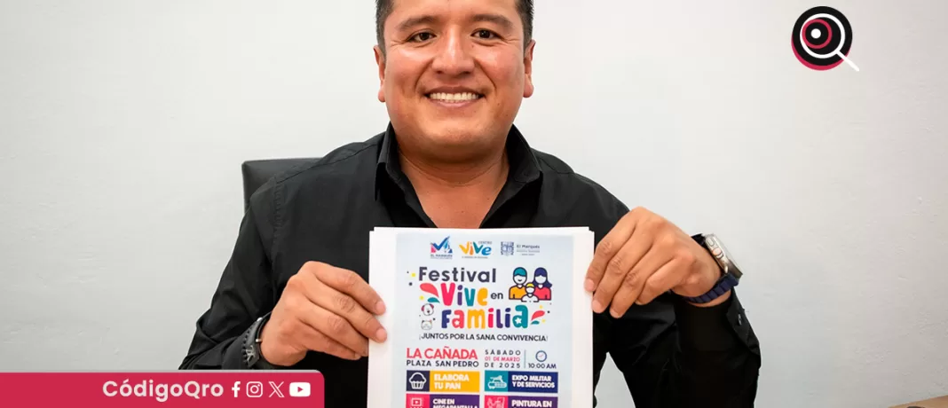 El Marqués anunció la celebración del Festival Vive en Familia. Foto: Especial