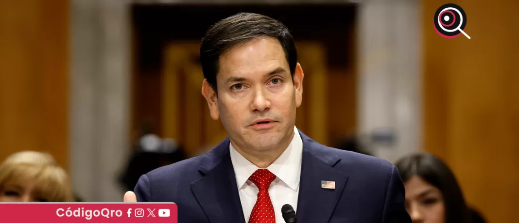 Marco Rubio, secretario de Estado de EUA, agradeció a México la extradición de criminales y los esfuerzos para impulsar la seguridad fronteriza, así como el combate al narcotráfico. Foto: Especial