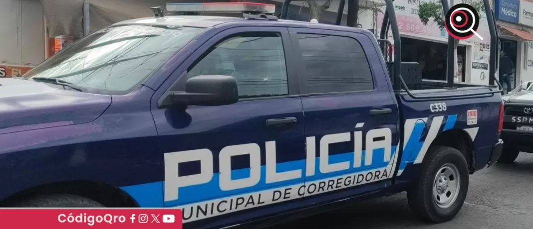 La Policía Municipal de Corregidora detuvo a la menor que disparó contra su madre en Tejeda. Foto: Especial