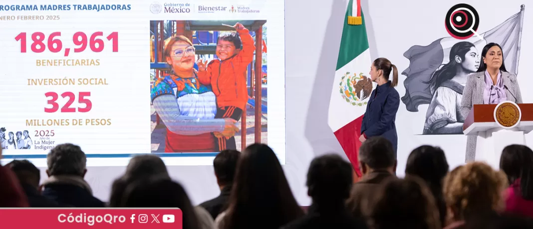 La presidenta de México, Claudia Sheinbaum, dio a conocer un nuevo registro de pensiones para el bienestar. Foto: Especial