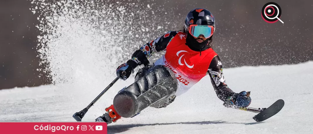 Arly Velásquez finalizó en la 10a. posición en la prueba de slalom gigante, categoría LW10-1, en el Campeonato Mundial de Para Esquí Alpino