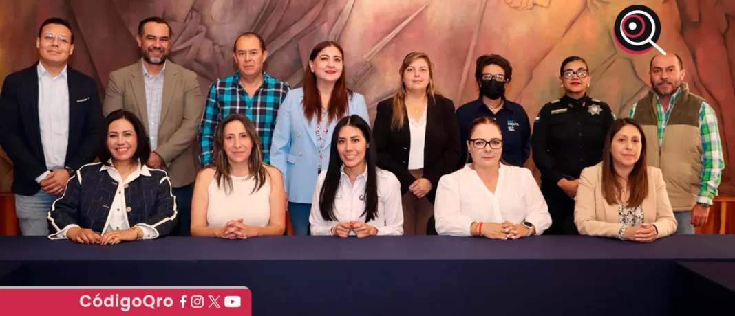 La titular de la Secretaría del Trabajo estatal, Liliana San Martín, presentó acciones para proteger a la niñez queretana del trabajo infantil; también dio a conocer el plan de trabajo para el periodo 2025-2027. Foto: Especial