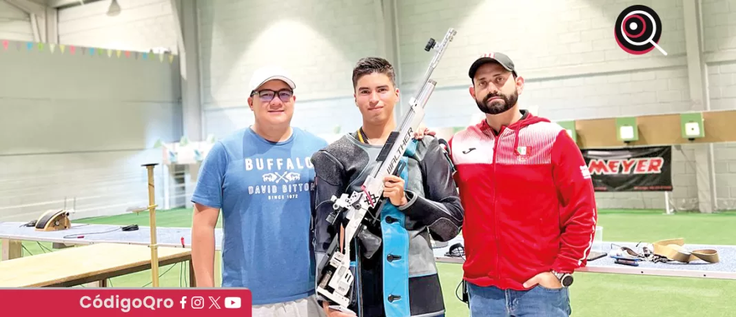 Queretanos participarán en Panamericano Junior; Josué Daniel Rodríguez representará a la entidad y el país en el Campeonato Juvenil de las Américas de Rifle y Pistola. Foto: Especial