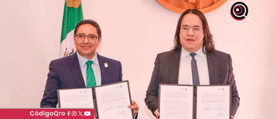 La Fiscalía General del Estado de Querétaro acordó colaborar con la Contraloría Estatal. Foto: Especial