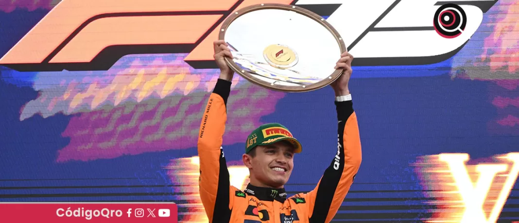 Lando Norris conquistó la primera carrera de la temporada 2025 de la Fórmula 1. Foto: Agencia EFE