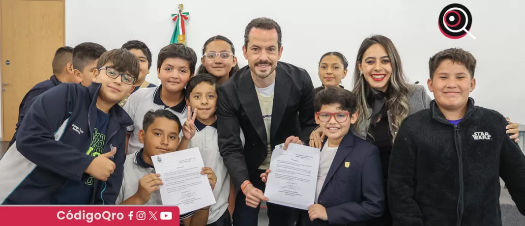 El diputado local de MC, Paul Ospital, propuso impulsar la educación STEAM en escuelas primarias. Foto: Especial