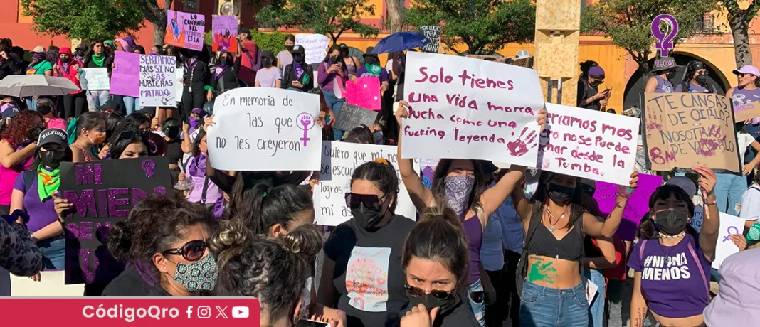 La Secretaría de Salud del Estado de Querétaro se sumó a la conmemoración del Día Internacional de la Mujer. Foto: Especial