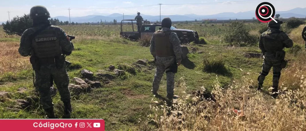 El Gabinete de Seguridad informó sobre el hallazgo de dos tomas clandestinas de hidrocarburos en Querétaro, el miércoles 19 de marzo / Foto: Cortesía